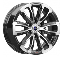 K&K Меконг 7.5x18 6*139.7 ET30 DIA106.1 Алмаз черный Литой