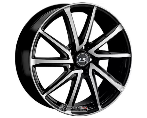 LS 1290 7x17 5*100 ET55 DIA56.1 BKF Литой