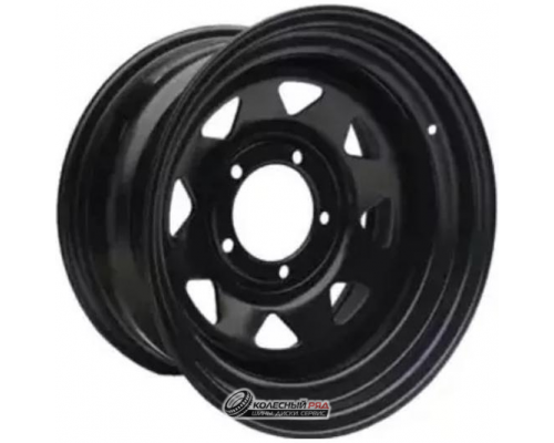 Off Road Wheels УАЗ 7x16 5*139.7 ET15 DIA110.1 Black Штампованный