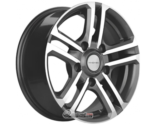 Khomen KHW 1602 6.5x16 5*139.7 ET40 DIA98.5 Gray-FP Литой