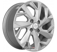 Khomen KHW 1402 5.5x14 4*98 ET35 DIA58.6 F-Silver Литой
