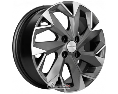 Khomen KHW 1402 5.5x14 4*98 ET35 DIA58.6 Gray-FP Литой