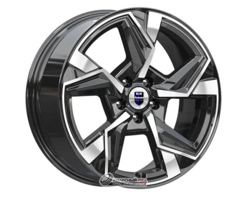 K&K Кайан 7.5x18 5*114.3 ET35 DIA60.1 Алмаз черный Литой