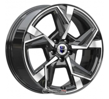 K&K Кайан 7.5x18 5*112 ET43 DIA57.1 Алмаз черный Литой