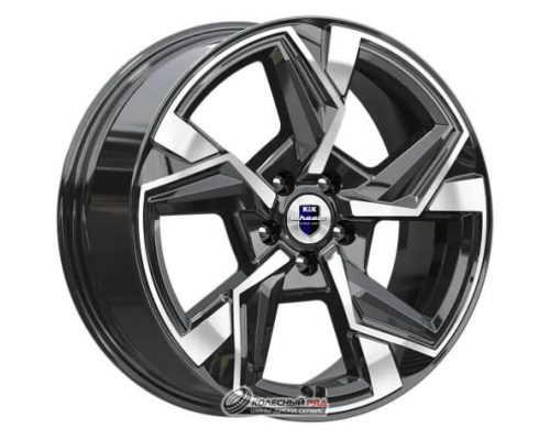 K&K Кайан 7.5x18 5*108 ET42 DIA65.1 Алмаз черный Литой
