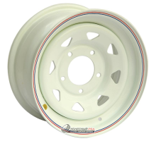 Off Road Wheels Isuzu/Toyota/Nissan 8x17 6*139.7 ET10 DIA110.1 White Штампованный