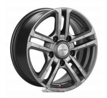 Khomen KHW 1602 6.5x16 5*139.7 ET35 DIA98.5 Black Литой