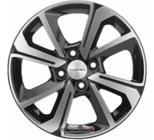 Khomen KHW 1501 6x15 4*100 ET50 DIA60.1 Black-FP Литой