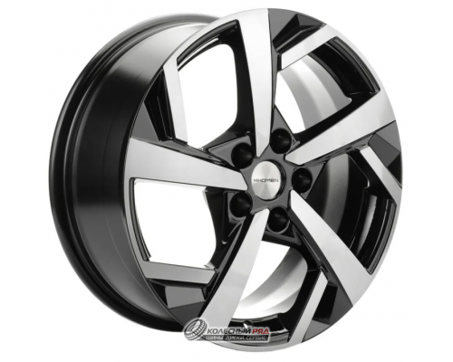 Khomen KHW 1712 7x17 5*110 ET46 DIA63.3 Black-FP Литой