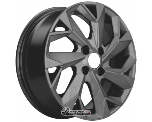 Khomen KHW 1402 5.5x14 4*100 ET43 DIA67.1 Gray Литой
