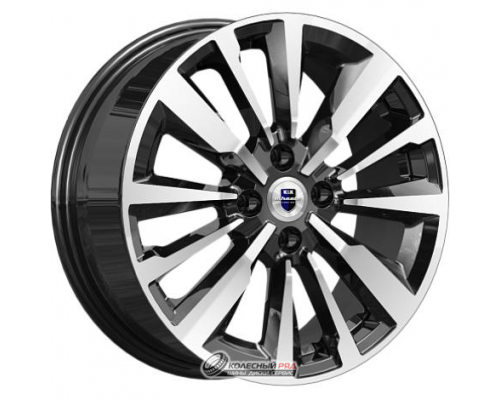 K&K Эрман 6.5x16 4*100 ET50 DIA60.1 Алмаз черный Литой