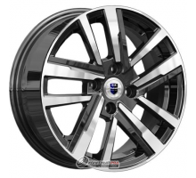 K&K Хант 6x15 4*100 ET46 DIA54.1 Алмаз черный Литой