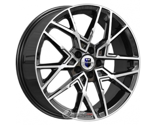 K&K Вудроф 7x18 5*114.3 ET49 DIA67.1 Алмаз черный Литой