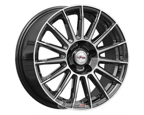 iFree Азур 6.5x16 5*114.3 ET46 DIA66.1 Блэк Джек Литой