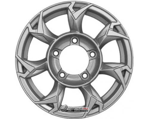 Khomen KHW 1505 5.5x15 5*139.7 ET5 DIA98.5 F-Silver Литой