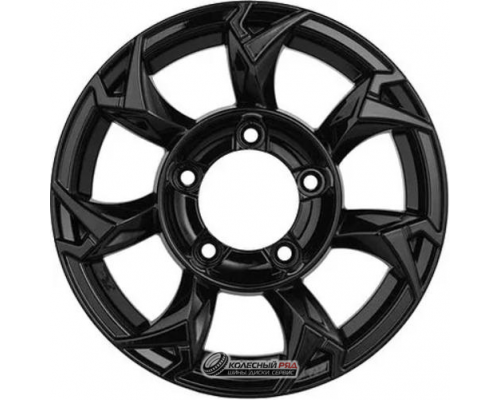 Khomen KHW 1505 5.5x15 5*139.7 ET5 DIA98.5 Black Литой
