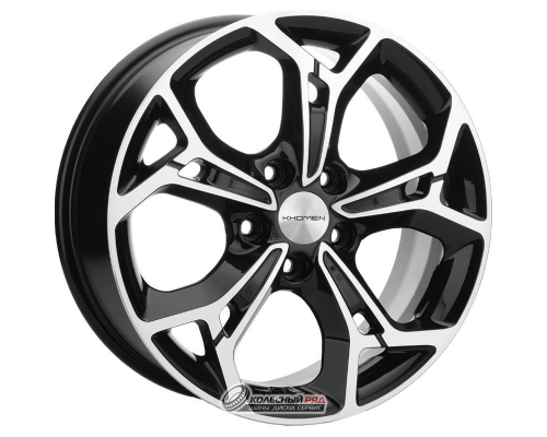 Khomen KHW 1702 7x17 5*114.3 ET50 DIA67.1 Black-FP Литой