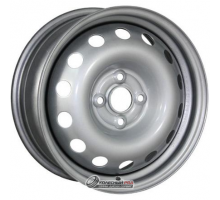 Trebl 8114 6x15 4*100 ET48 DIA54.1 Silver Штампованный