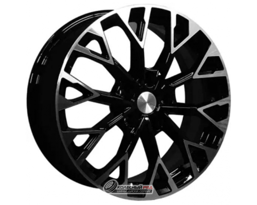 Khomen KHW 1718 7x17 5*114.3 ET50 DIA67.1 Black-FP Литой