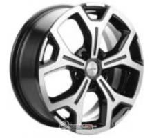 Khomen KHW 1710 7x17 5*114.3 ET37 DIA66.6 Black-FP Литой