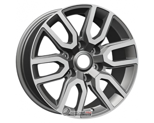 Khomen KHW 1723 8x17 6*139.7 ET38 DIA67.1 Gray-FP Литой