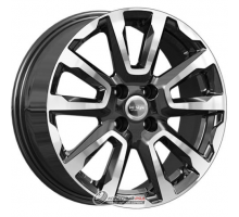 K&K КС1026 6.5x16 4*100 ET46 DIA54.1 Алмаз черный Литой