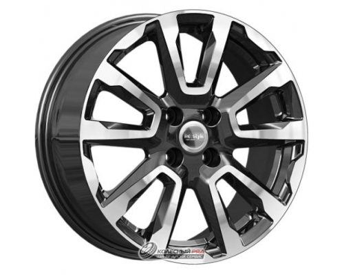 K&K КС1026 6.5x16 4*100 ET46 DIA54.1 Алмаз черный Литой