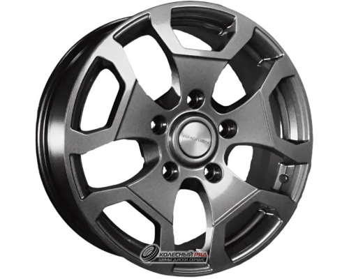 Khomen KHW 1725 6.5x17 5*139.7 ET40 DIA98.5 Gray Литой