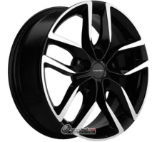 Khomen KHW 1708 6.5x17 5*114.3 ET49 DIA67.1 Black-FP Литой