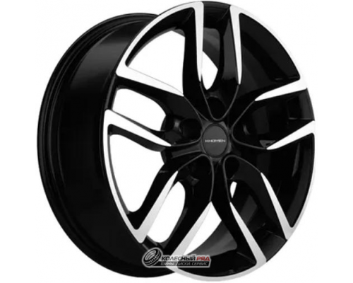 Khomen KHW 1708 6.5x17 5*114.3 ET49 DIA67.1 Black-FP Литой