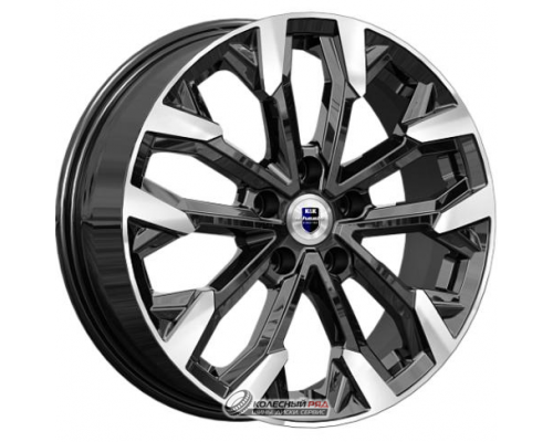 K&K Морейн 6.5x17 5*114.3 ET50 DIA54.1 Алмаз черный Литой