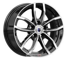 K&K Фрост 6.5x15 5*100 ET38 DIA57.1 Алмаз черный Литой