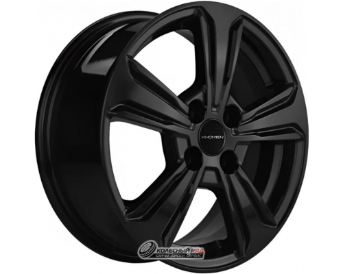 Khomen KHW 1502 6x15 4*100 ET46 DIA54.1 Black Литой