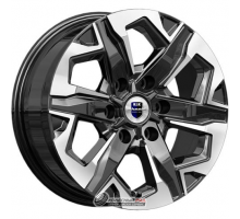 K&K Тейт 7.5x17 6*139.7 ET36 DIA100.1 Алмаз черный Литой
