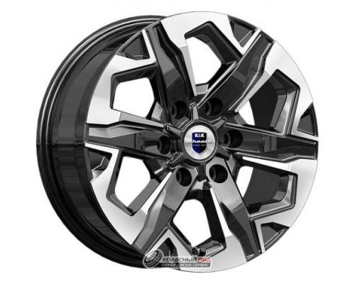 K&K Тейт 7.5x17 6*139.7 ET42 DIA75.1 Алмаз черный Литой