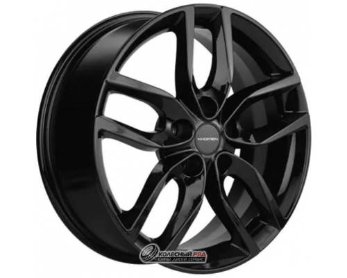 Khomen KHW 1708 6.5x17 5*108 ET43 DIA65.1 Black Литой