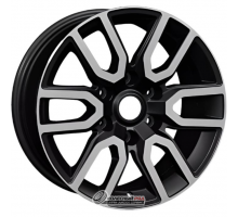 Khomen KHW 1723 8x17 6*139.7 ET42 DIA75.1 Black-FP Литой