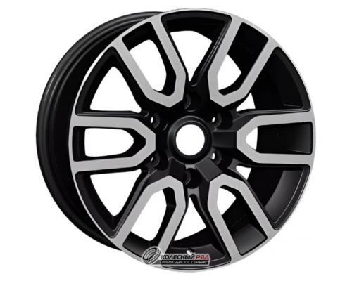 Khomen KHW 1723 8x17 6*139.7 ET42 DIA75.1 Black-FP Литой