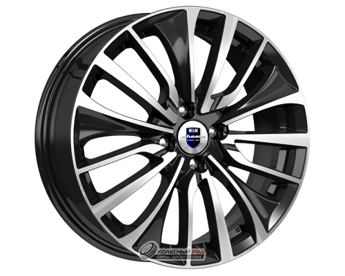 K&K Flanker 6.5x17 5*114.3 ET46 DIA67.1 Алмаз черный Литой