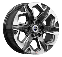 K&K Тейт 7.5x17 6*114.3 ET39 DIA67.1 Алмаз черный Литой