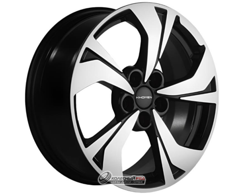 Khomen KHW 1724 7x17 5*114.3 ET40 DIA66.1 Black-FP Литой