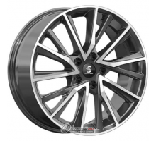 K&K КР010 7.5x18 5*108 ET36 DIA65.1 Diamond black gris Литой