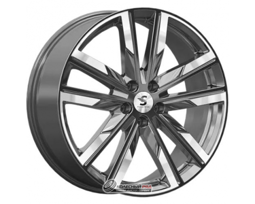 K&K КР014 8x20 5*108 ET46 DIA63.3 Diamond gloss graphite Литой