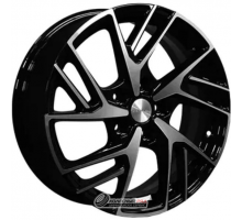 Khomen KHW 1722 6.5x17 5*112 ET38 DIA57.1 Black-FP Литой