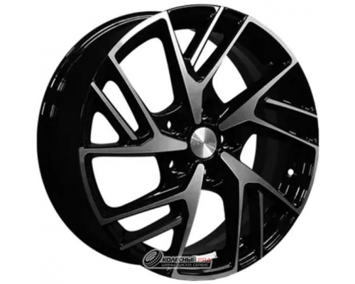 Khomen KHW 1722 6.5x17 5*112 ET38 DIA57.1 Black-FP Литой