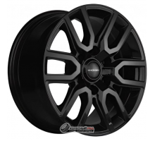 Khomen KHW 1723 8x17 6*139.7 ET36 DIA100.1 Black Литой