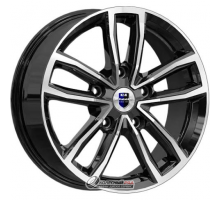 K&K Каланг 6.5x17 5*114.3 ET45 DIA67.1 Алмаз черный Литой