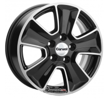 Khomen KHW 1601 6.5x16 5*114.3 ET46 DIA67.1 Black-FP Литой