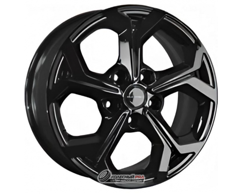 Khomen KHW 1606 6.5x16 5*114.3 ET46 DIA67.1 Black Литой