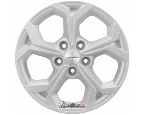 Khomen KHW 1606 6.5x16 5*114.3 ET46 DIA67.1 F-Silver Литой